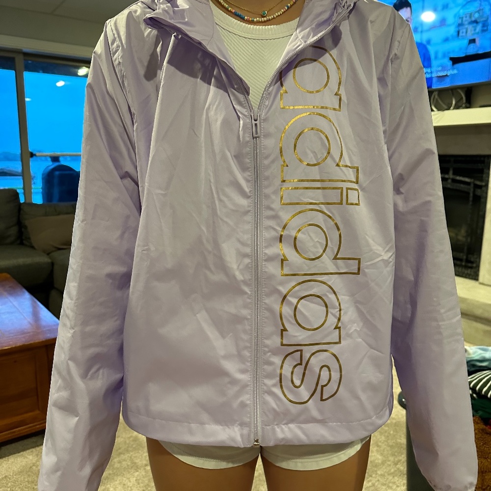 Adidas Purple Wind Breaker